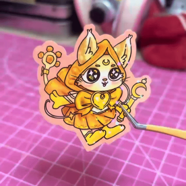 Chibi Glimmer Scout MTG Sticker