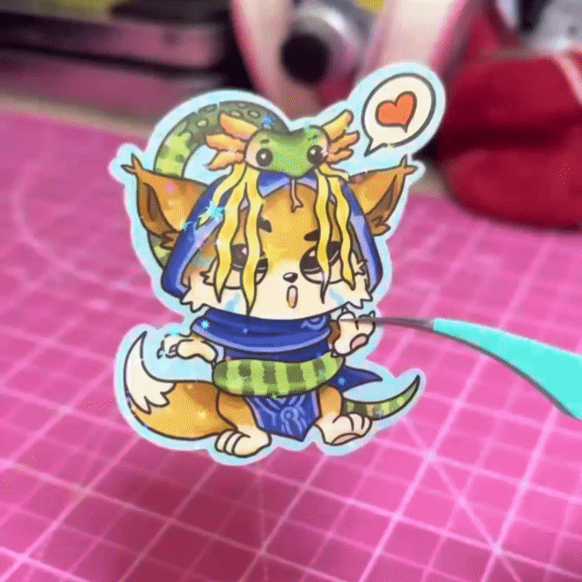 Chibi Jace and Vraska Sticker