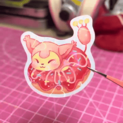 Skitty Donut Sticker