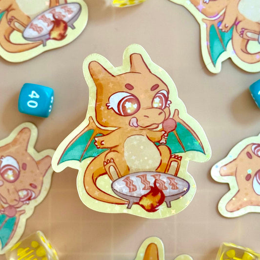 Charizard BBQ Sticker