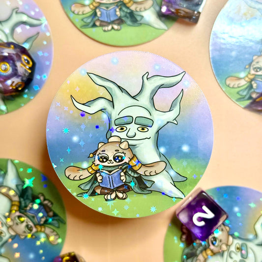 Chibi Tamiyo and Karn Sticker