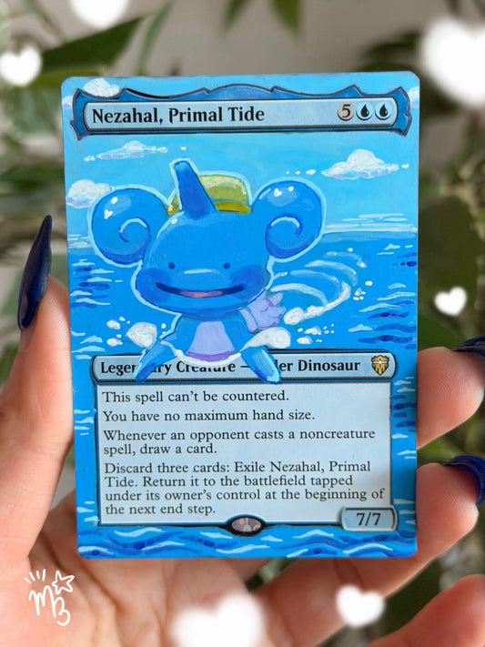 Hand painted MTG Alter Pokopia Nezahal