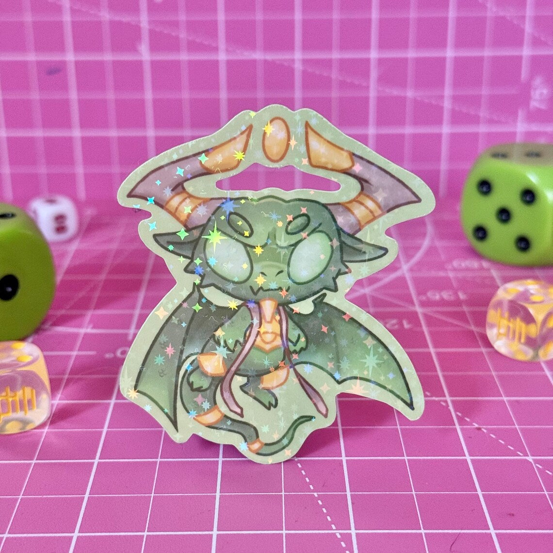 Green Dragon Sticker
