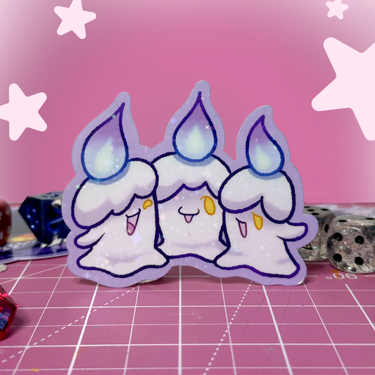 Candle Halloween Sticker