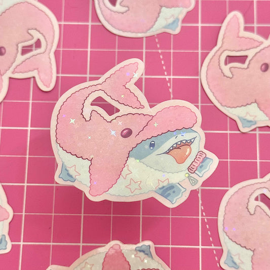 Pink Jeff Sticker