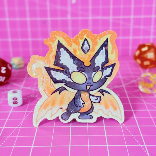 Yellow Dragon Sticker